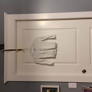 White laura Ashley kids with rhinestones very cute size 5/6